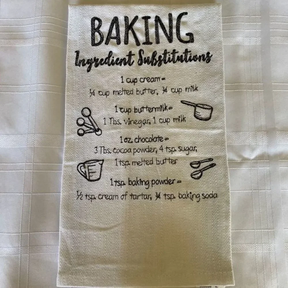 🎉HP🎉 Baker Chef Tea Towels Set of 3 Embroidered